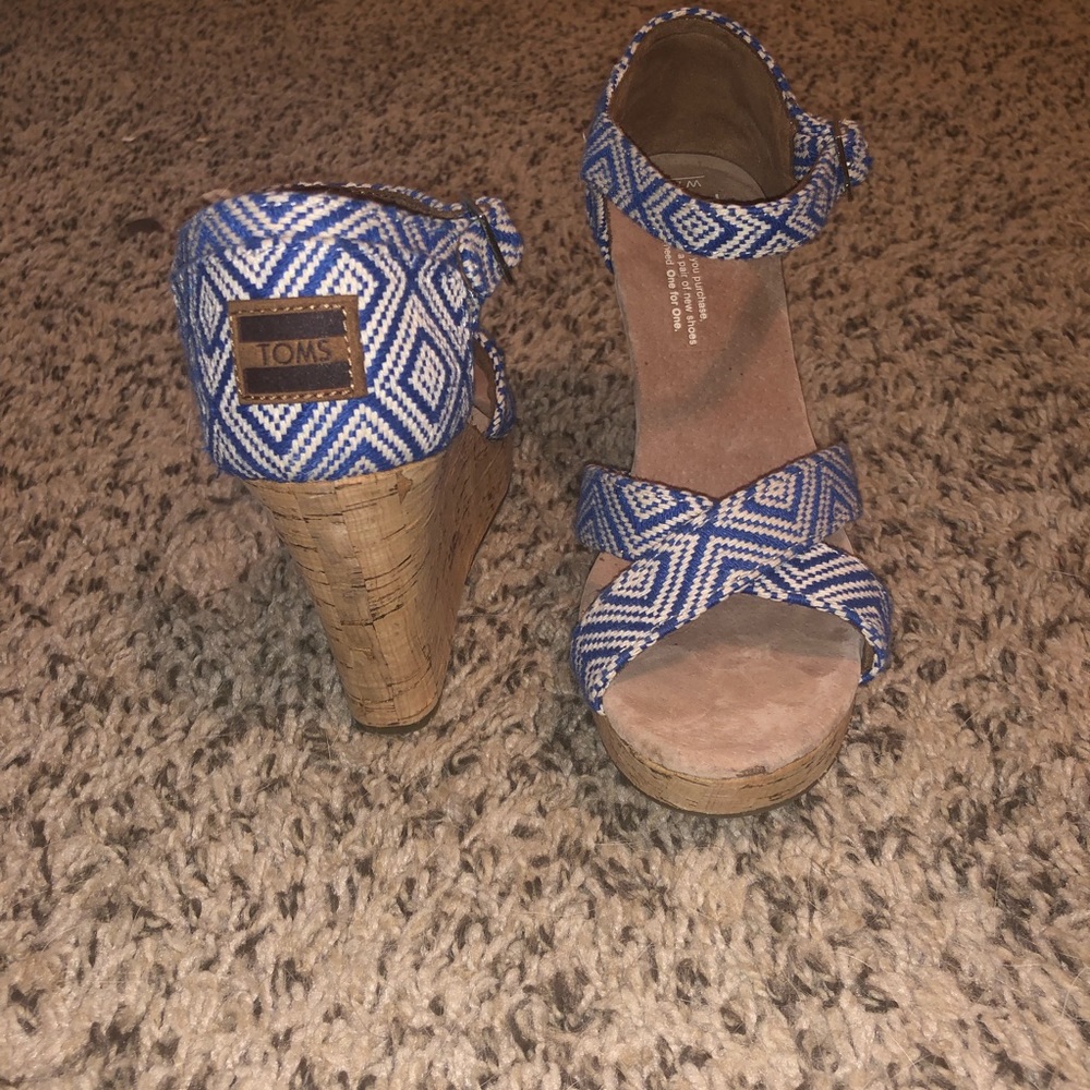 Toms Cork Wedges